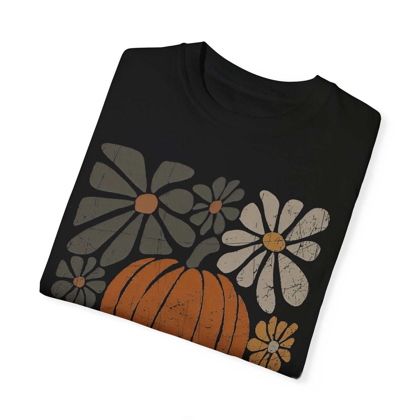 Boho Pumpkin Dark Tee - Comfort Colors