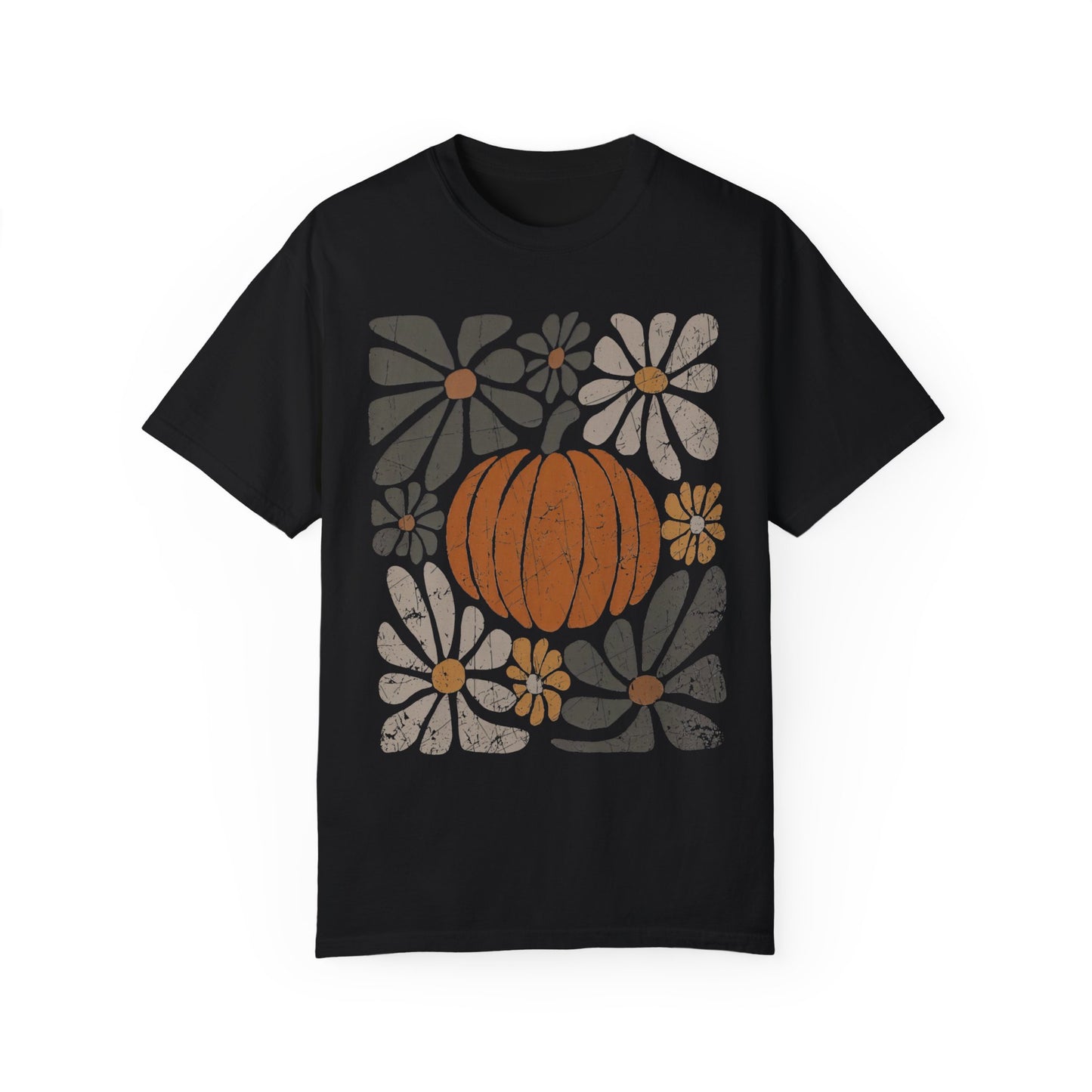 Boho Pumpkin Dark Tee - Comfort Colors