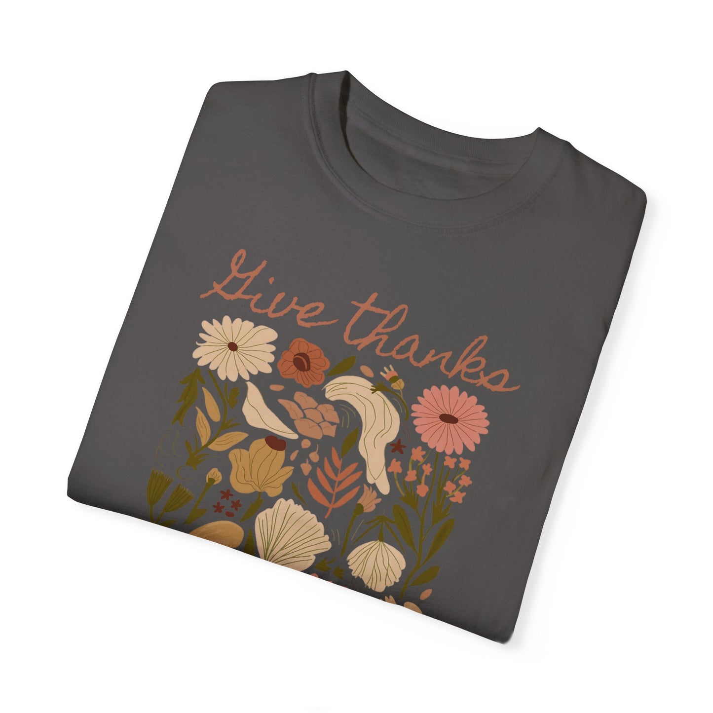 Give Thanks Boho Tee - Comfort Colors