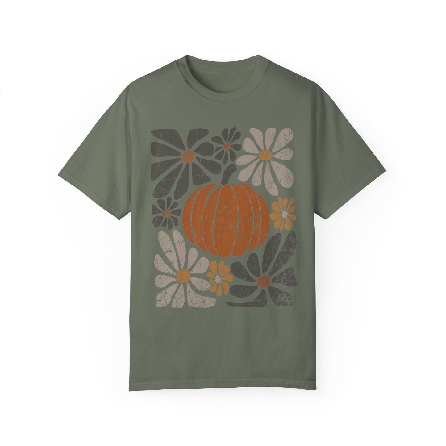 Boho Pumpkin Dark Tee - Comfort Colors
