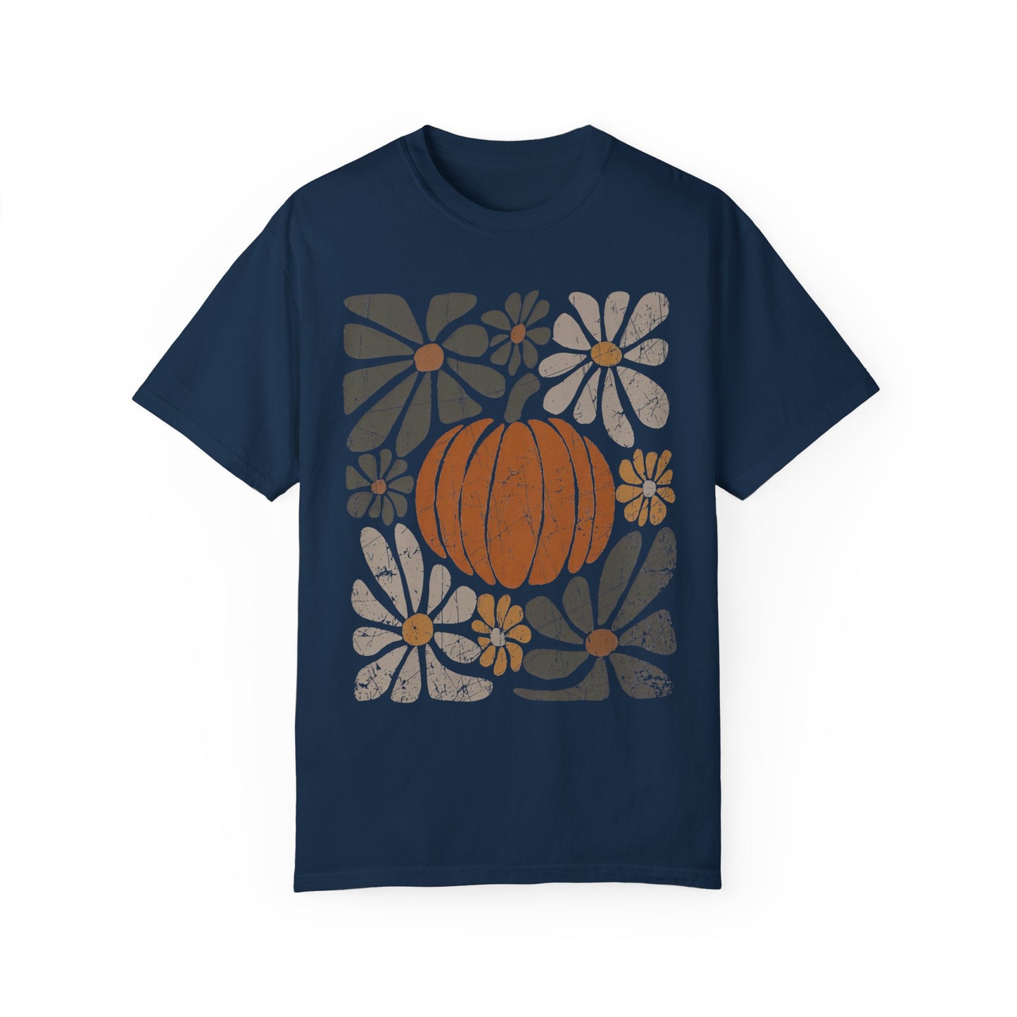 Boho Pumpkin Dark Tee - Comfort Colors