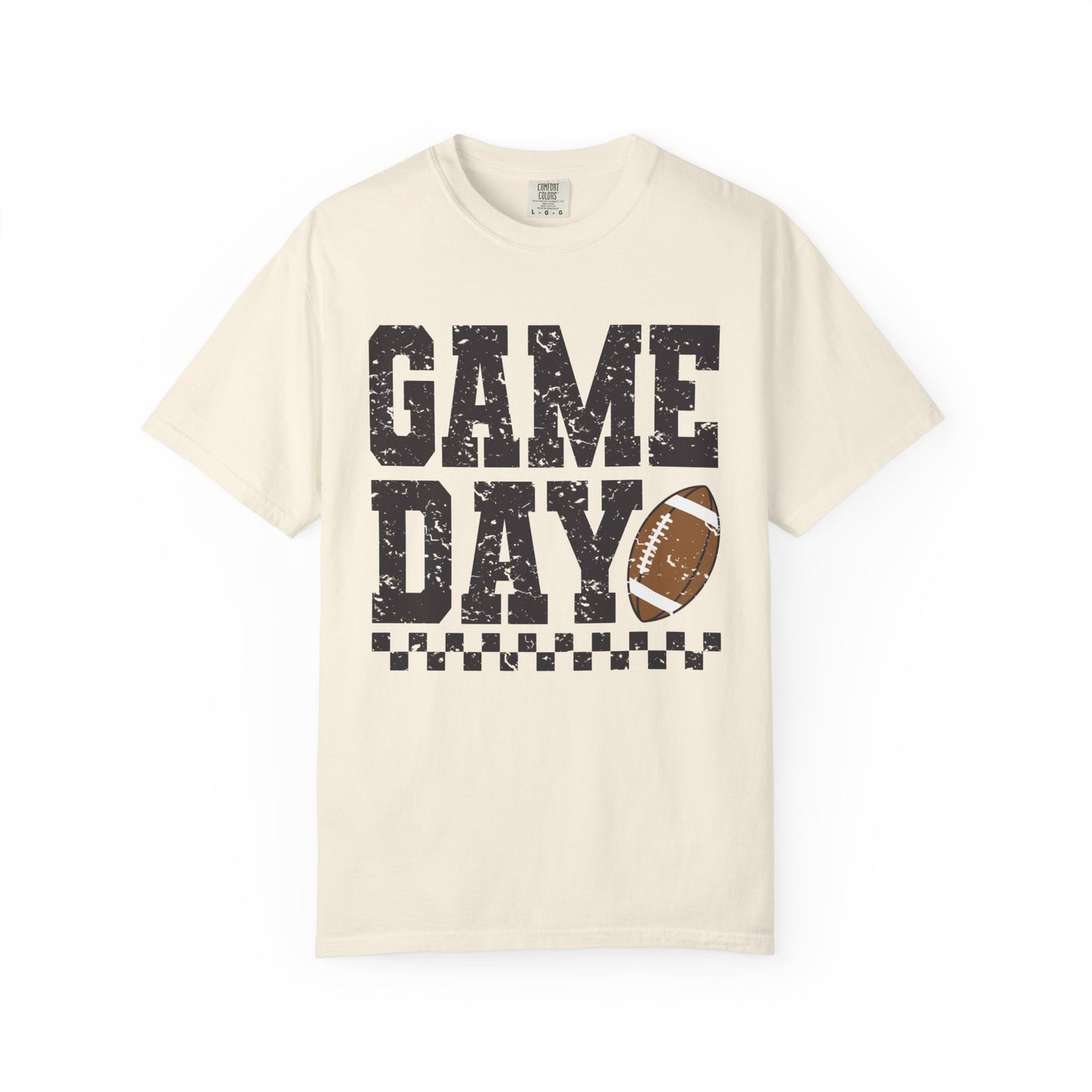 Game Day Checkered Tee - Comfort Colors