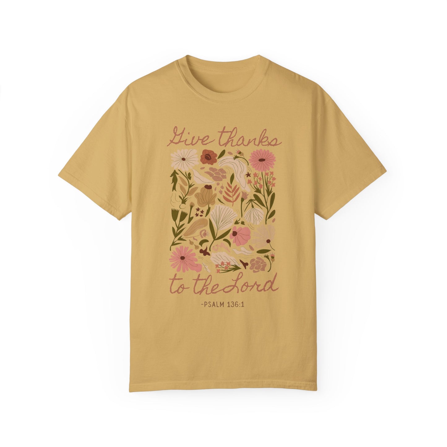 Give Thanks Boho Tee - Comfort Colors