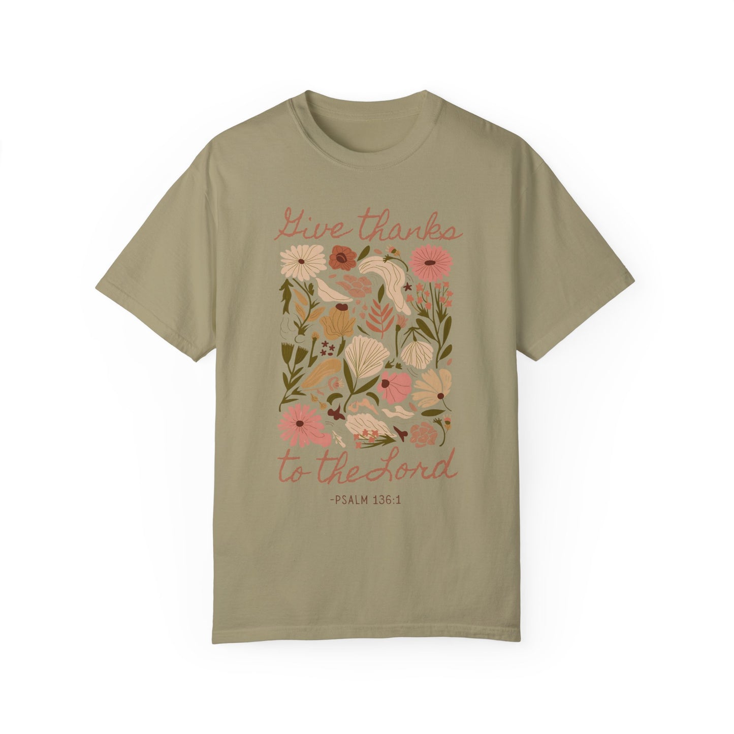 Give Thanks Boho Tee - Comfort Colors