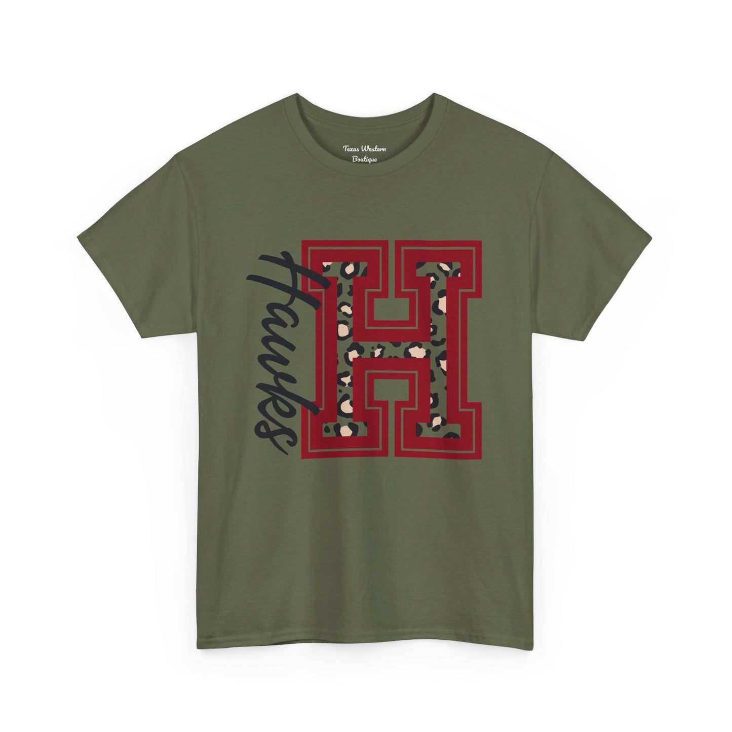 Hawks Cheetah Tee - Gildan