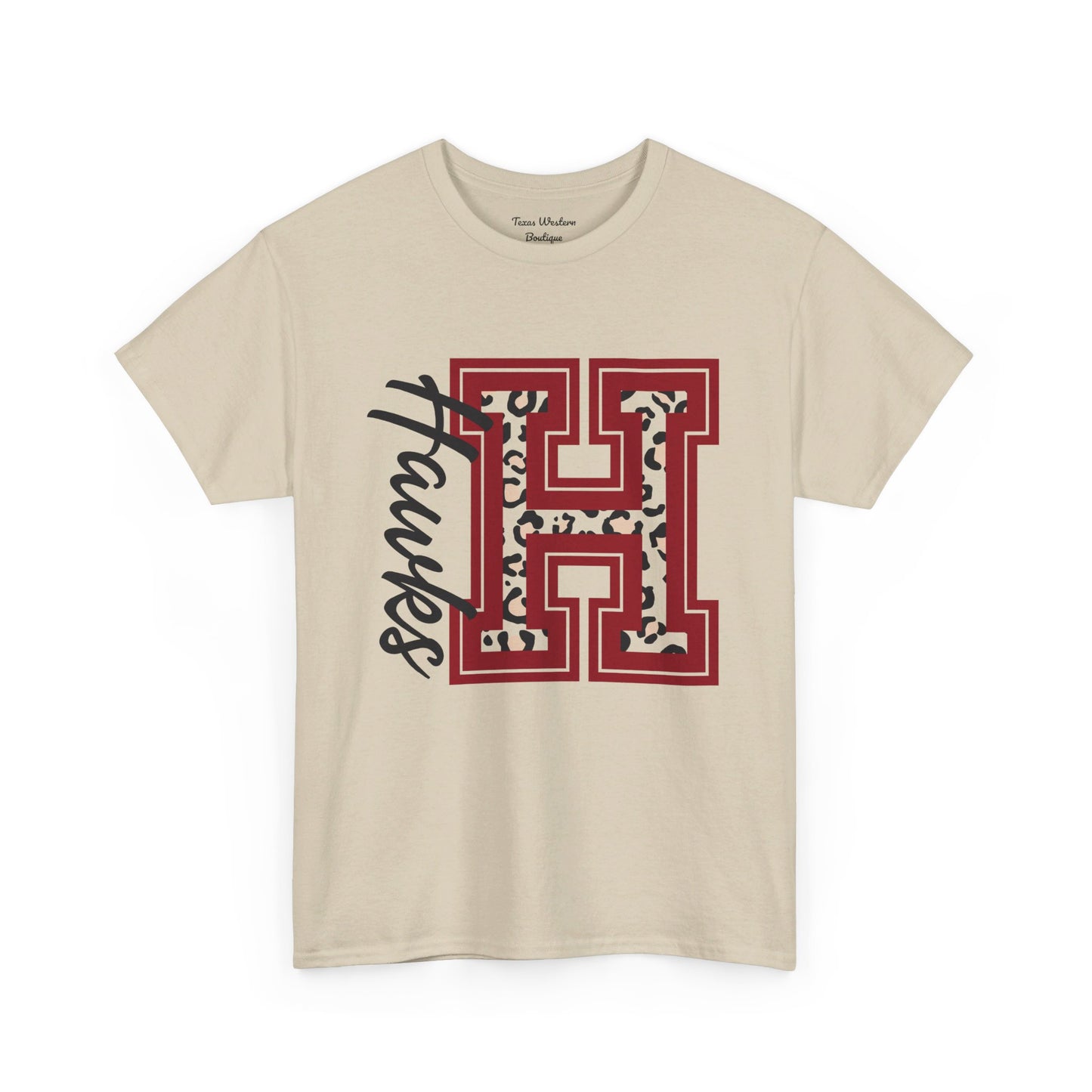 Hawks Cheetah Tee - Gildan