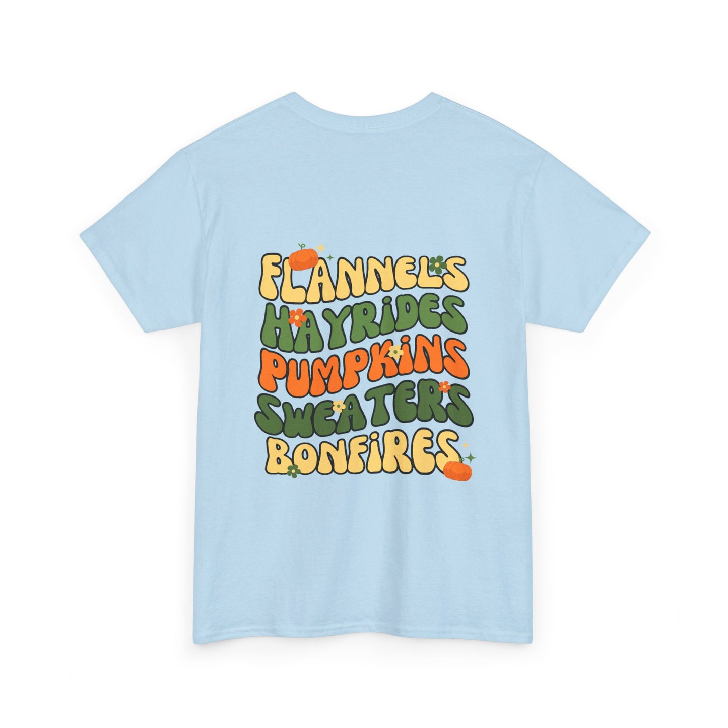 Fall Things Tee Front/Back Design - Gildan