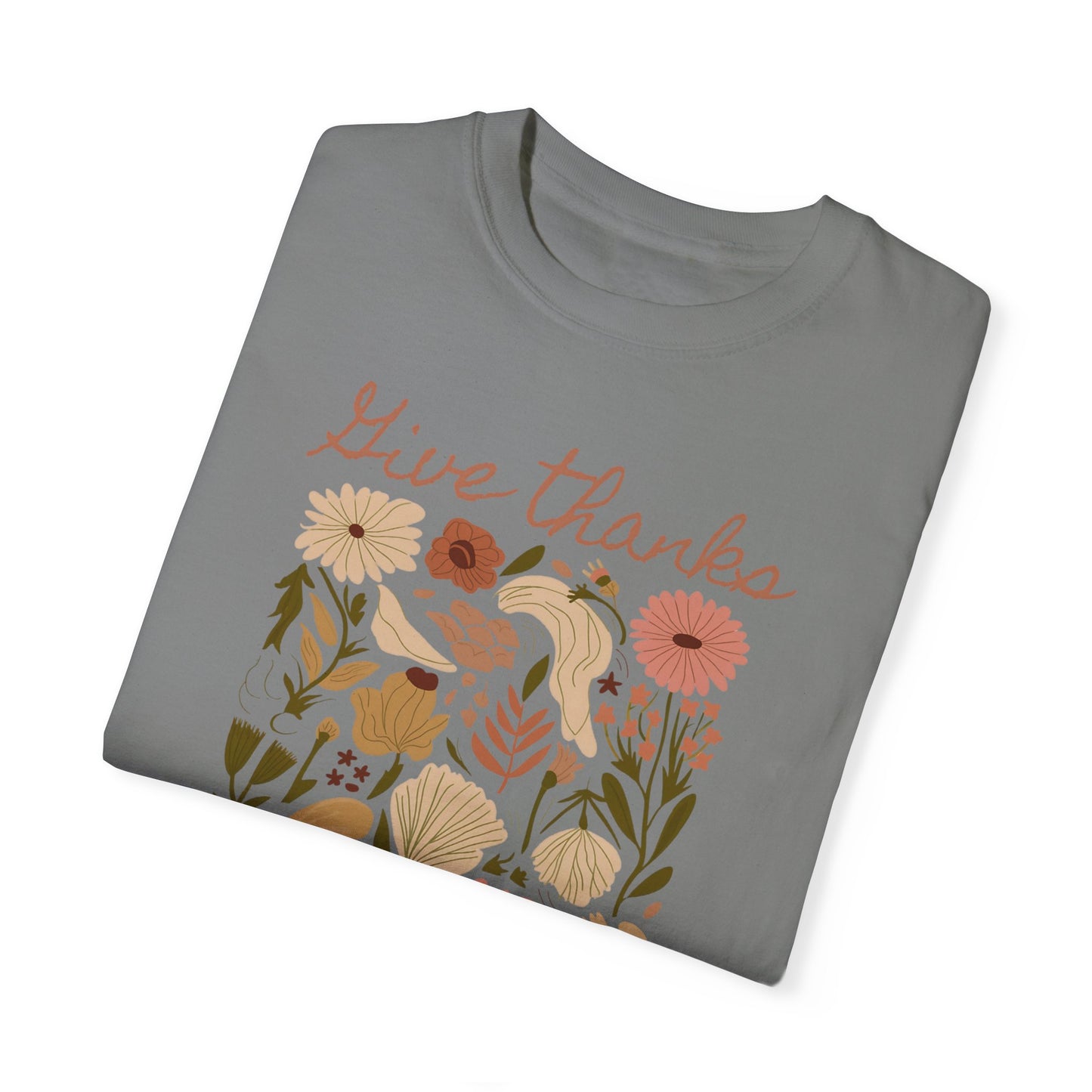 Give Thanks Boho Tee - Comfort Colors