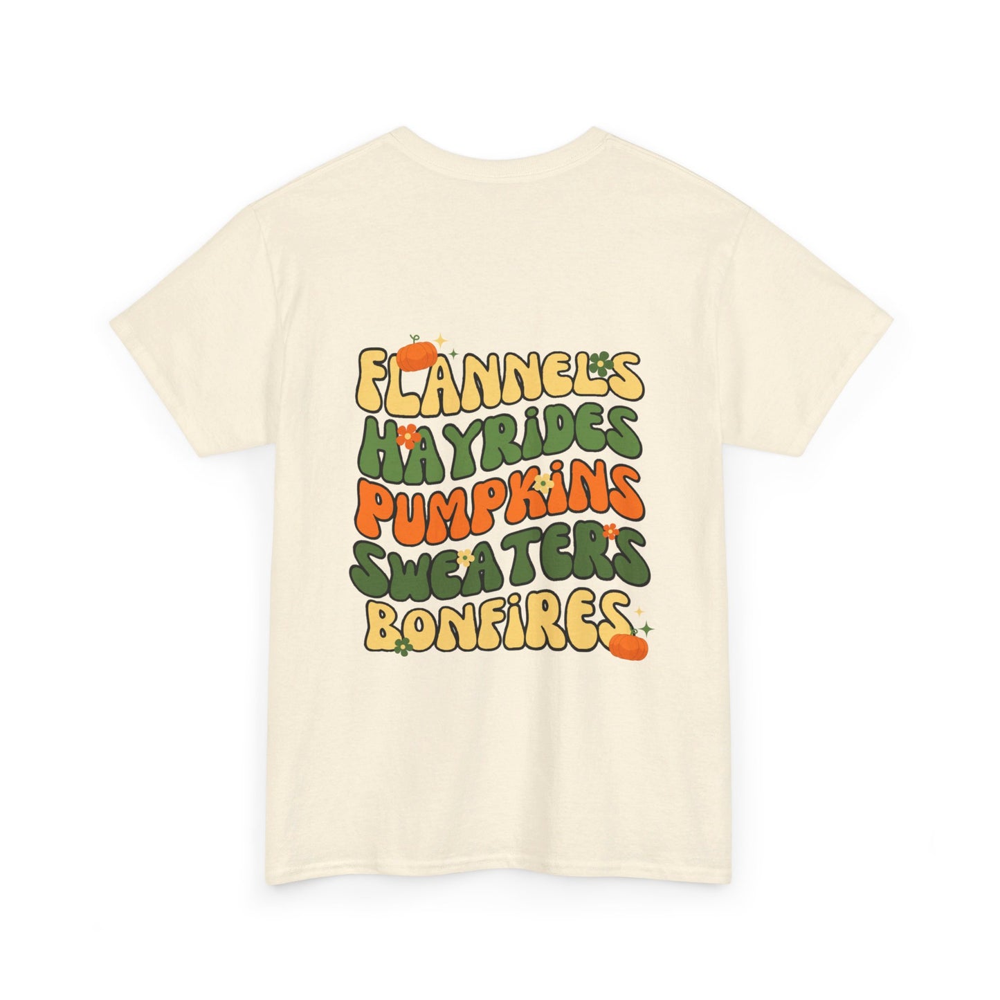 Fall Things Tee Front/Back Design - Gildan