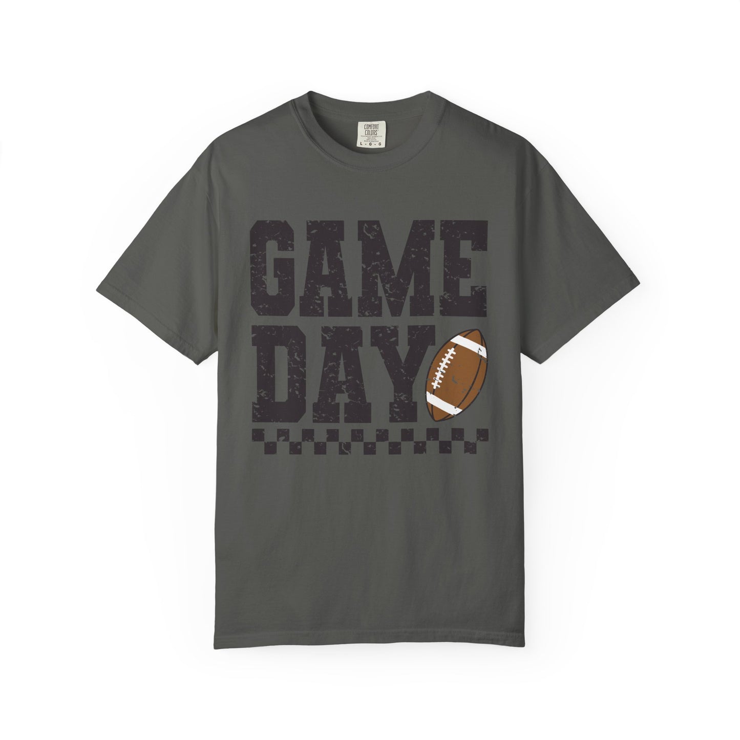 Game Day Checkered Tee - Comfort Colors