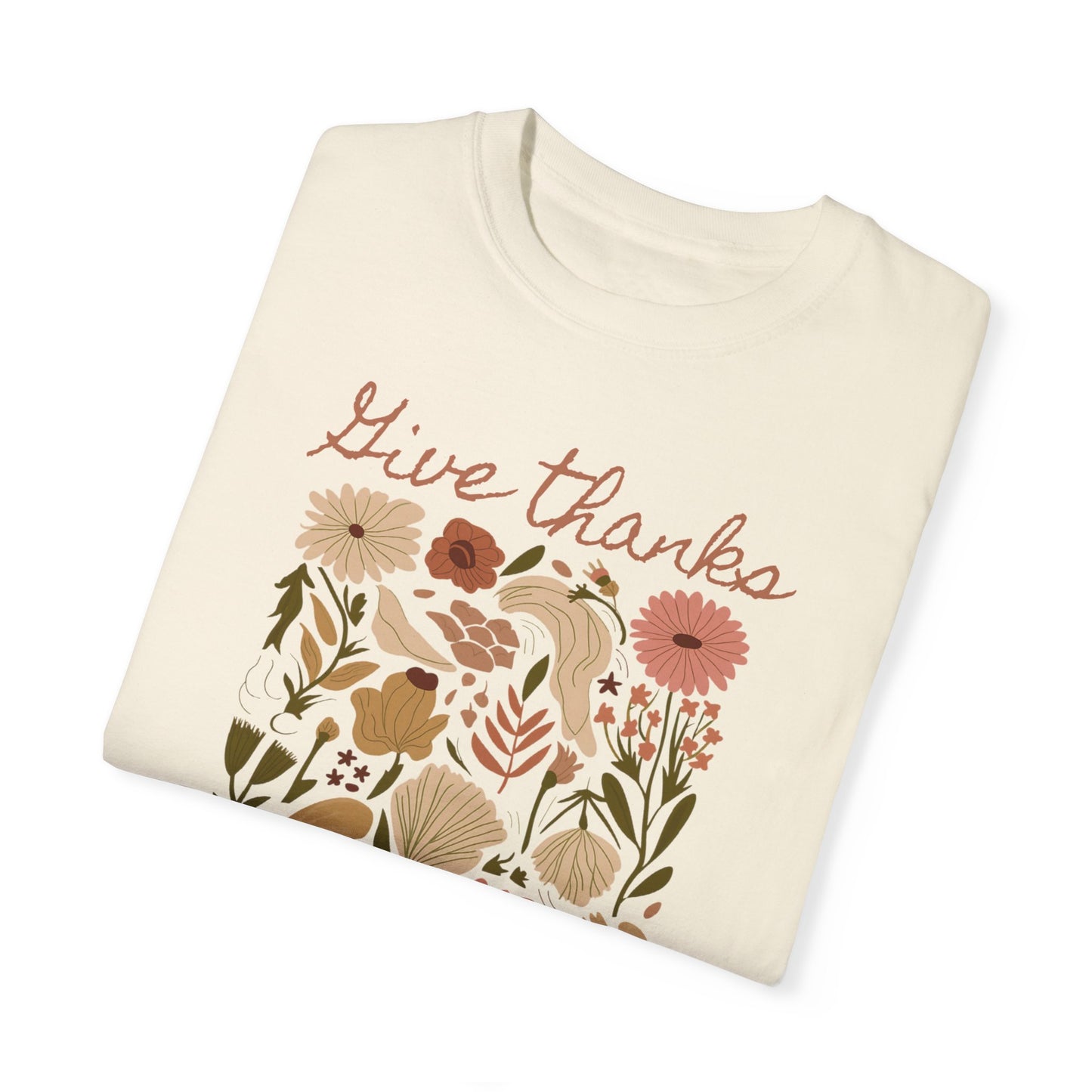 Give Thanks Boho Tee - Comfort Colors