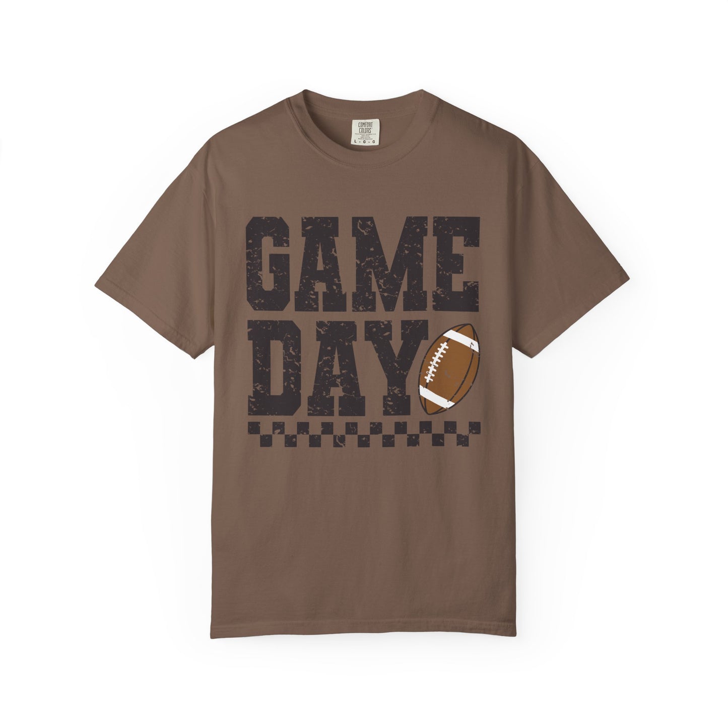 Game Day Checkered Tee - Comfort Colors
