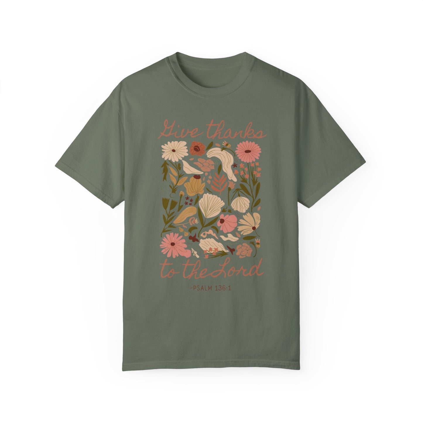 Give Thanks Boho Tee - Comfort Colors