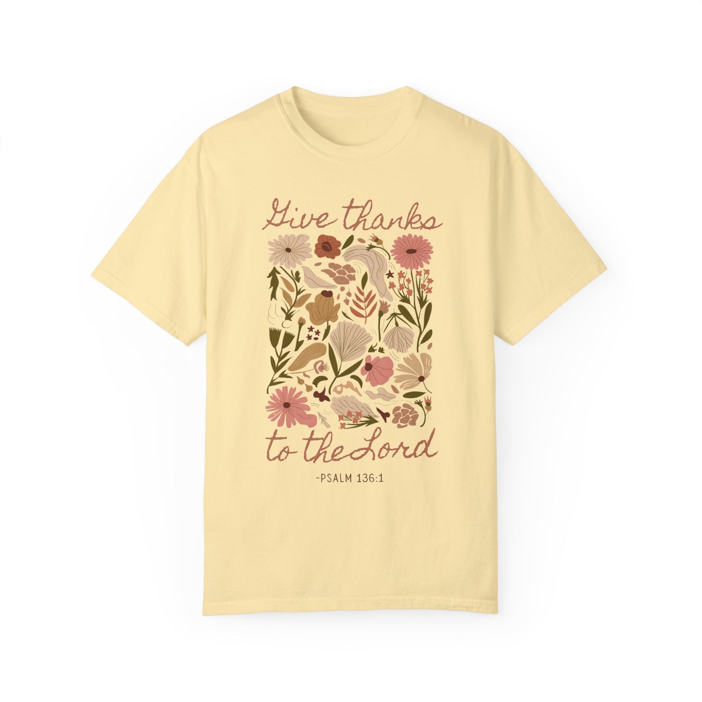 Give Thanks Boho Tee - Comfort Colors