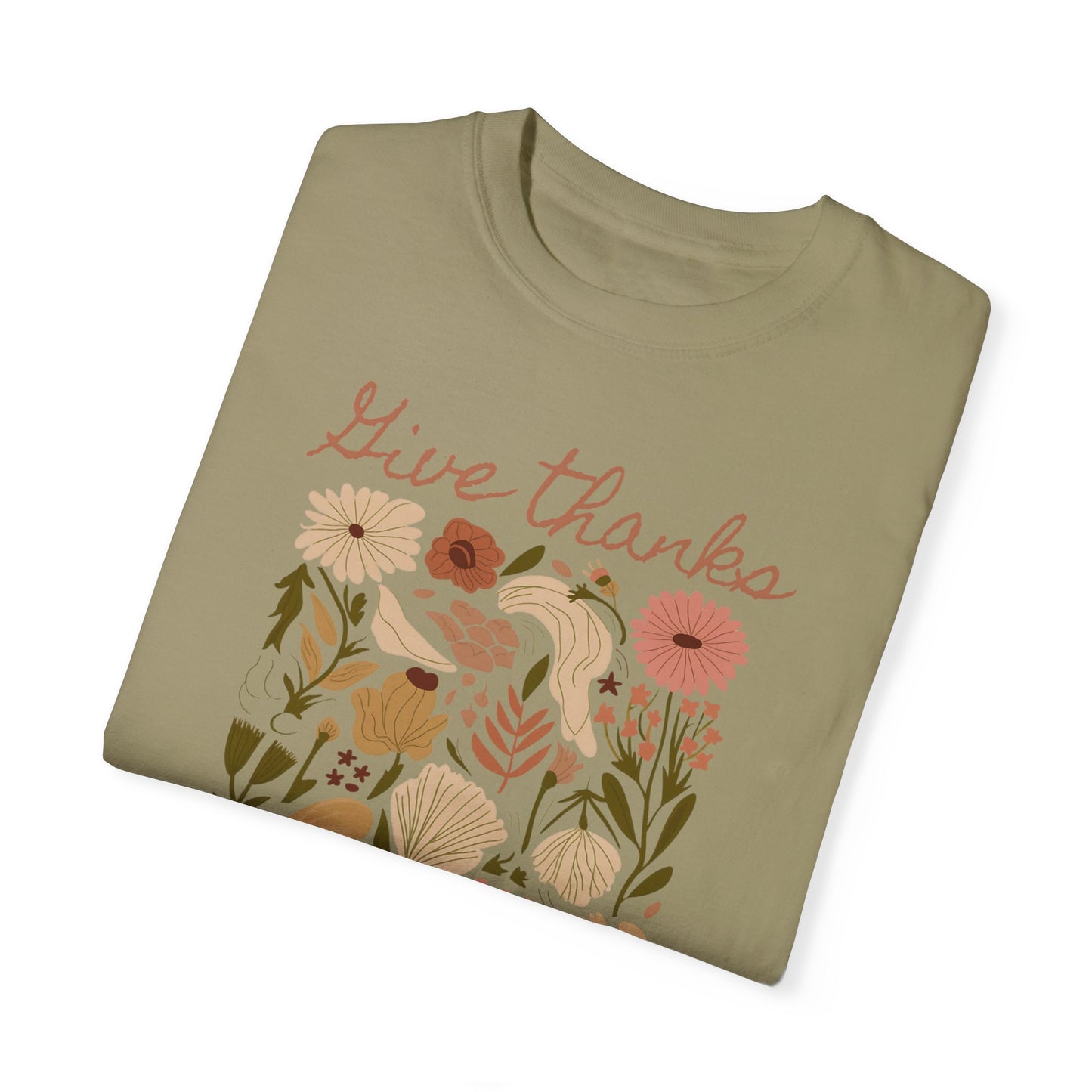 Give Thanks Boho Tee - Comfort Colors