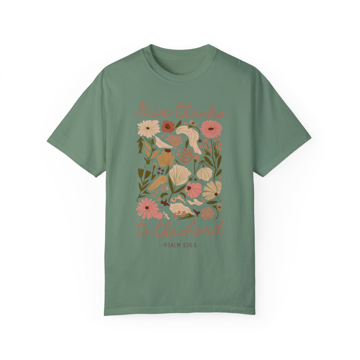 Give Thanks Boho Tee - Comfort Colors