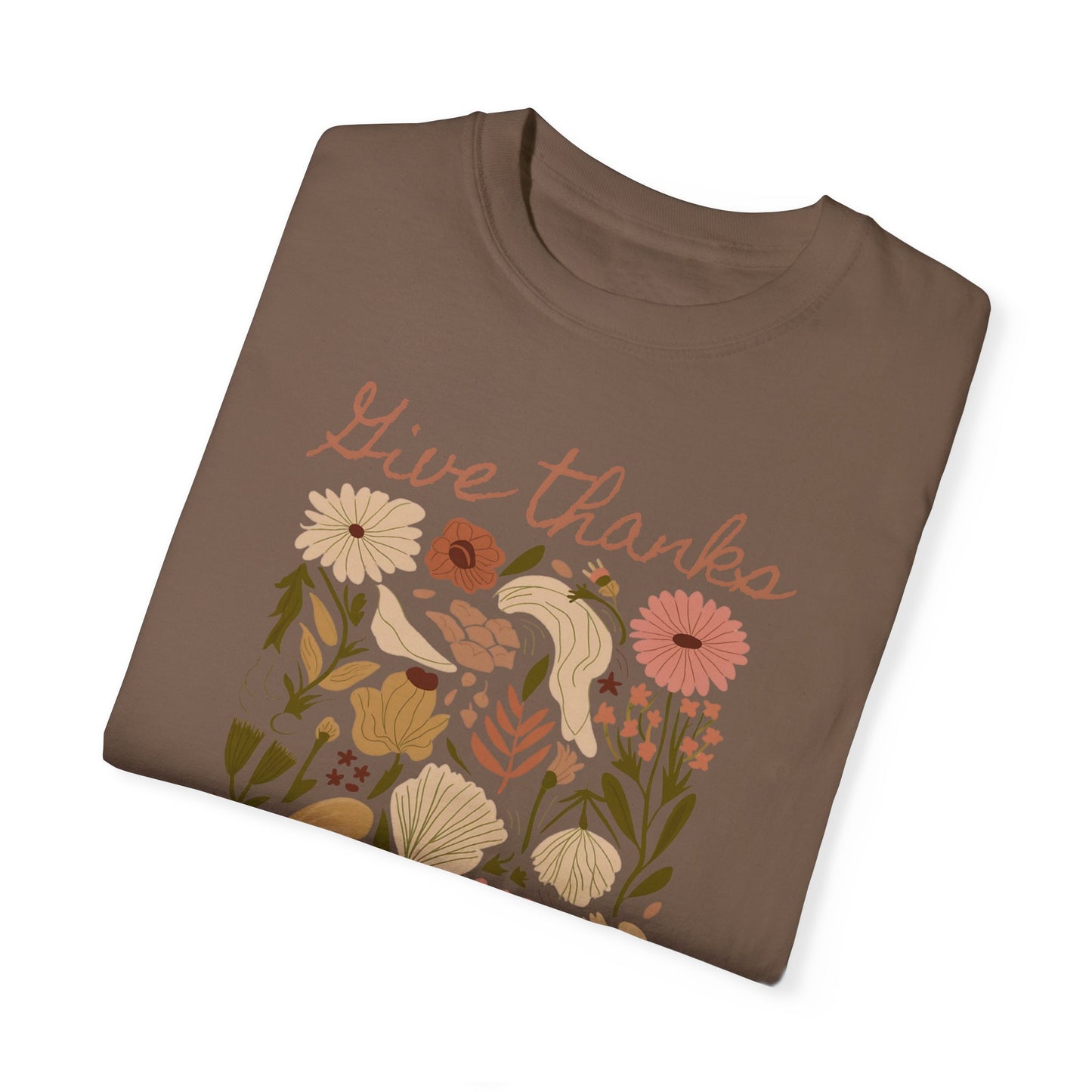 Give Thanks Boho Tee - Comfort Colors