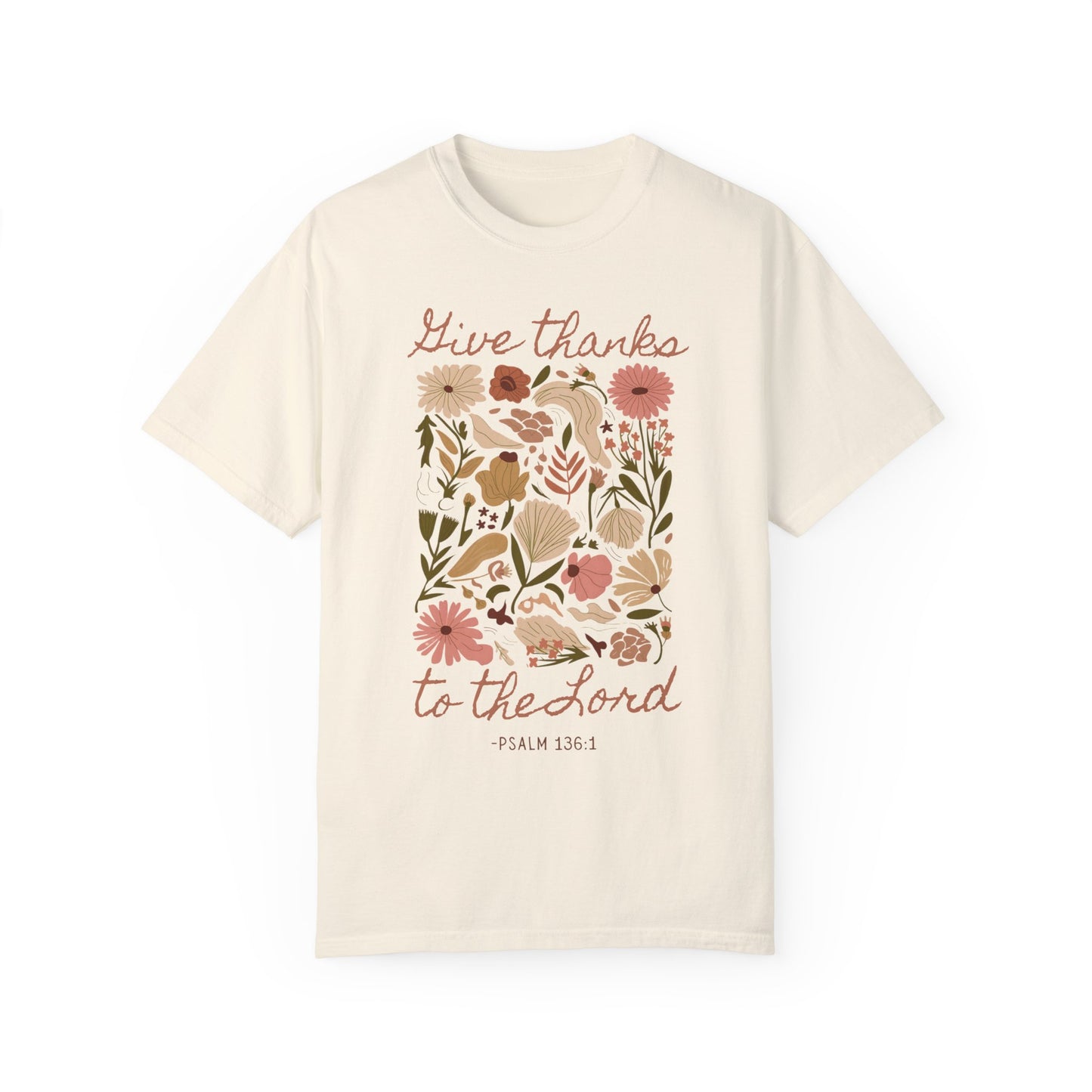 Give Thanks Boho Tee - Comfort Colors