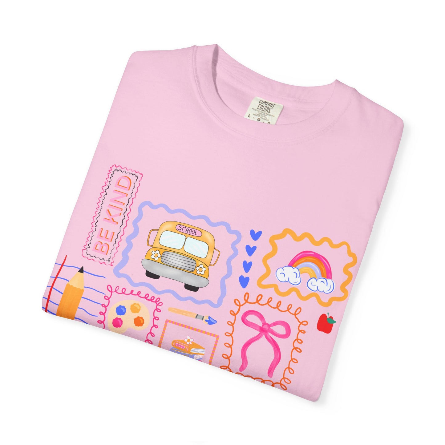 Back to School Collage Tee - Comfort Colors