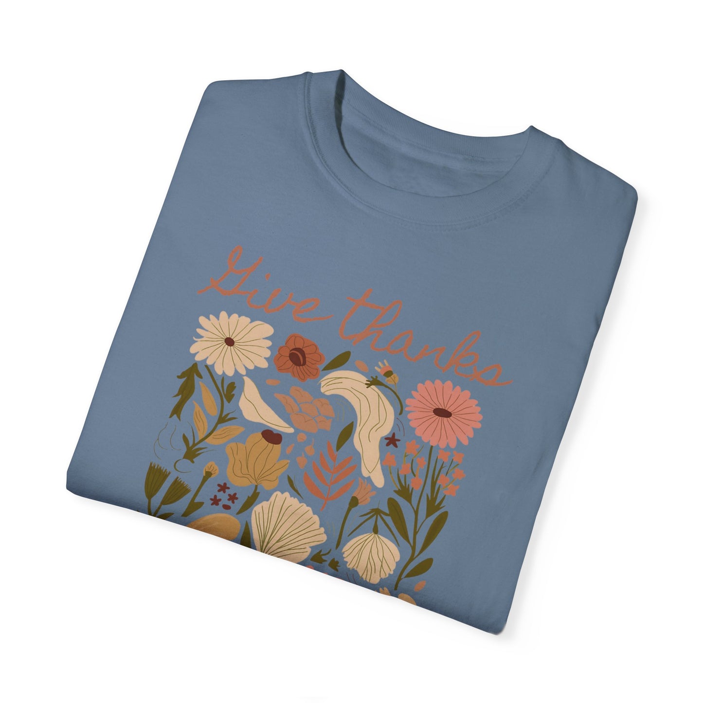 Give Thanks Boho Tee - Comfort Colors
