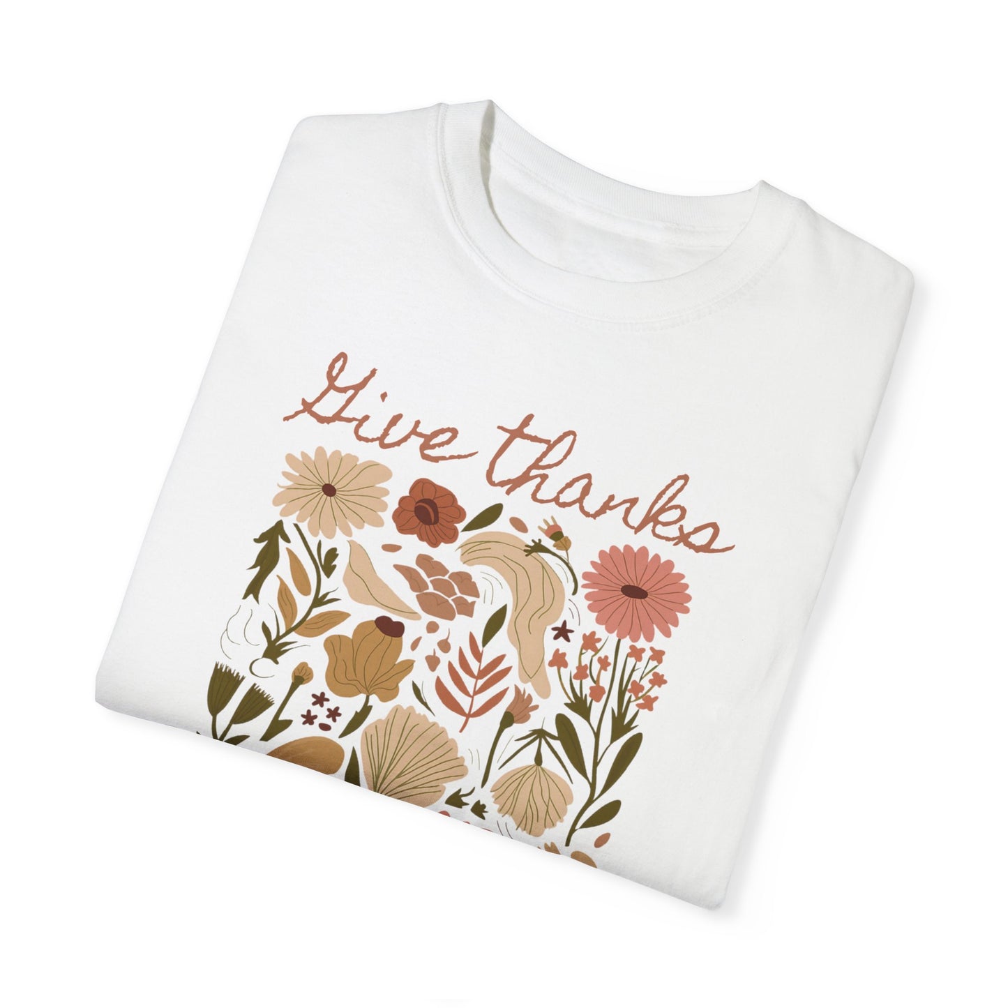 Give Thanks Boho Tee - Comfort Colors