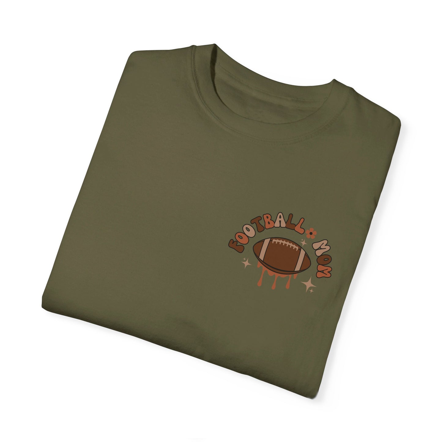 Football Mom Front/Back Tee - Comfort Colors