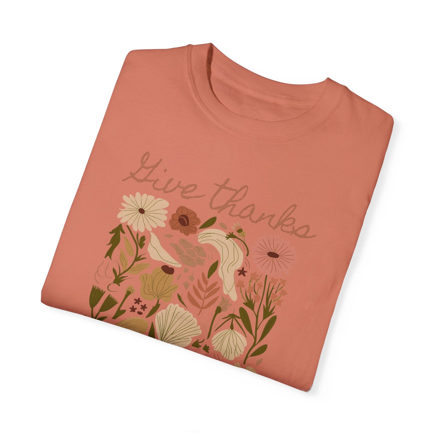 Give Thanks Boho Tee - Comfort Colors