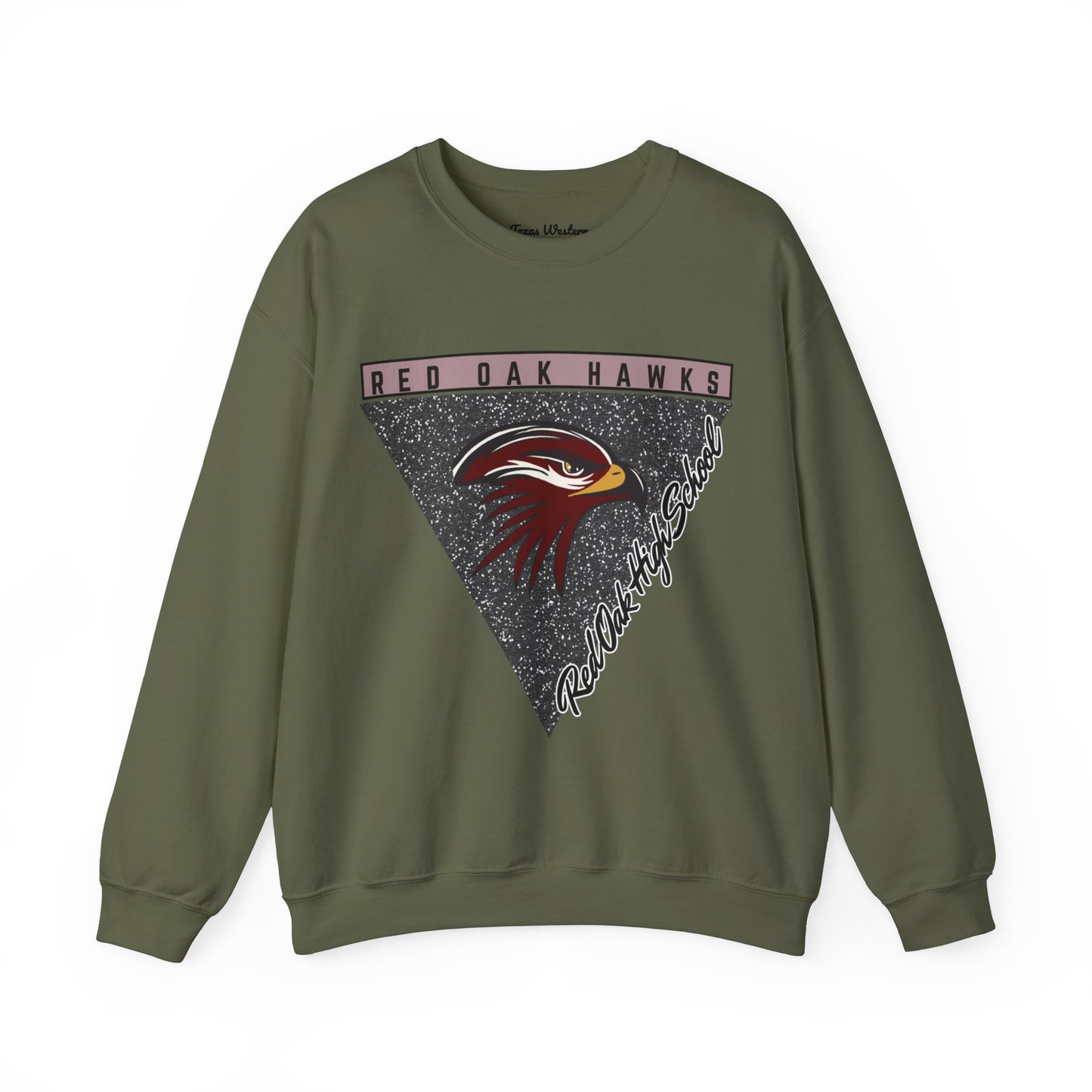 Hawks Triangle Crewneck - Gildan