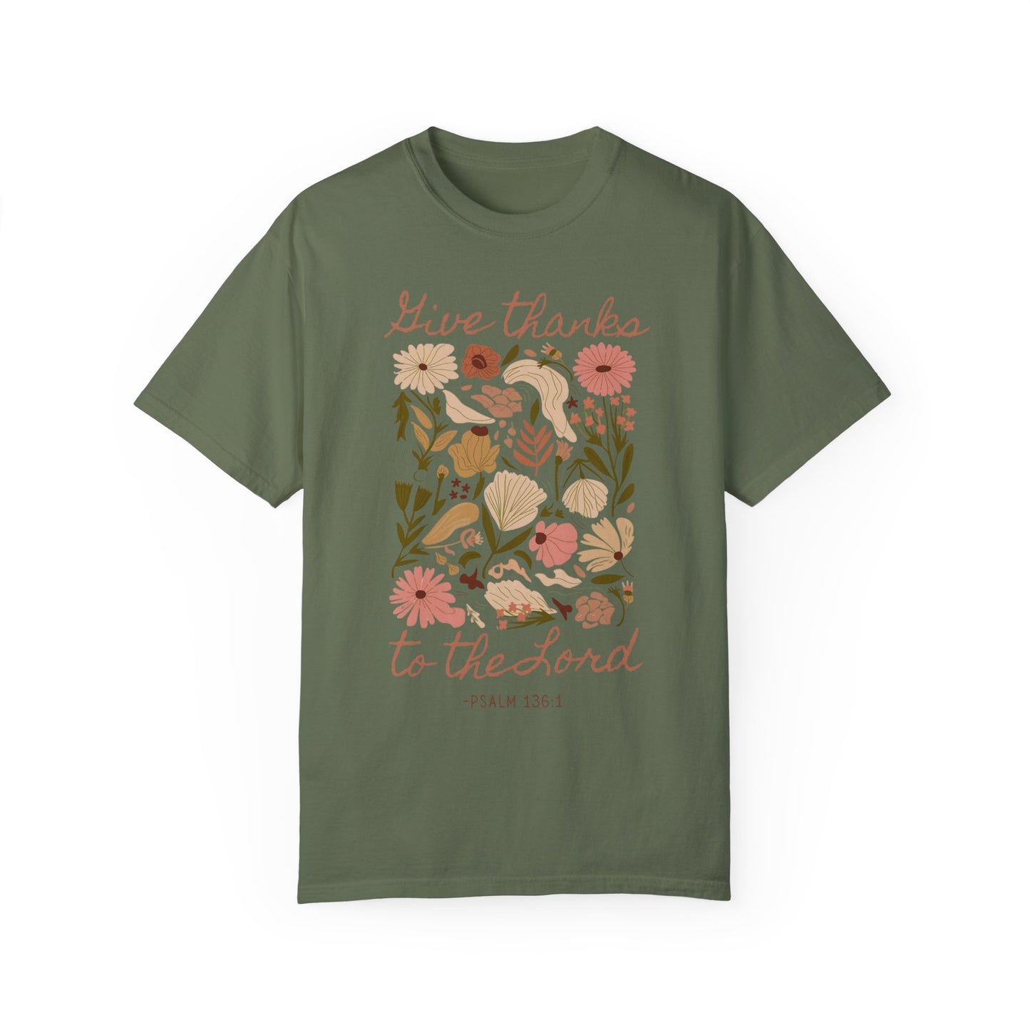 Give Thanks Boho Tee - Comfort Colors