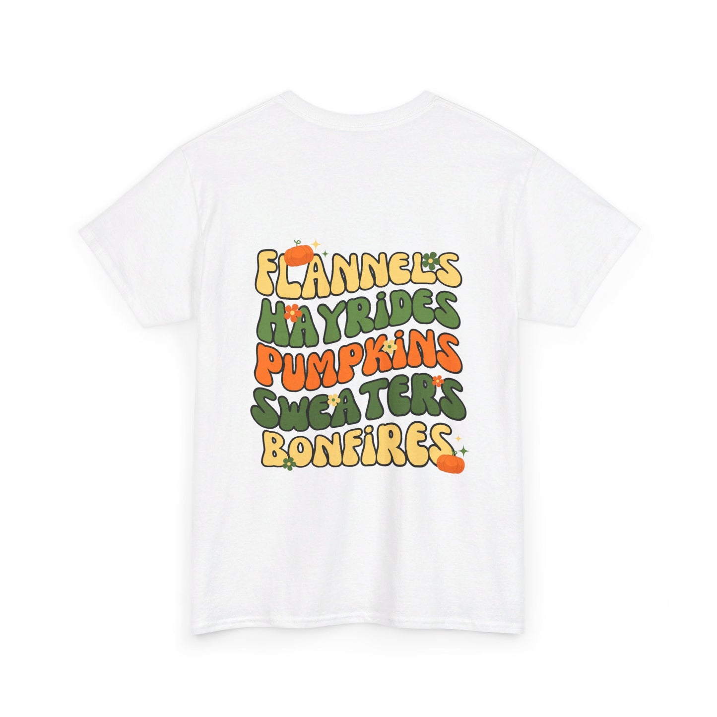 Fall Things Tee Front/Back Design - Gildan