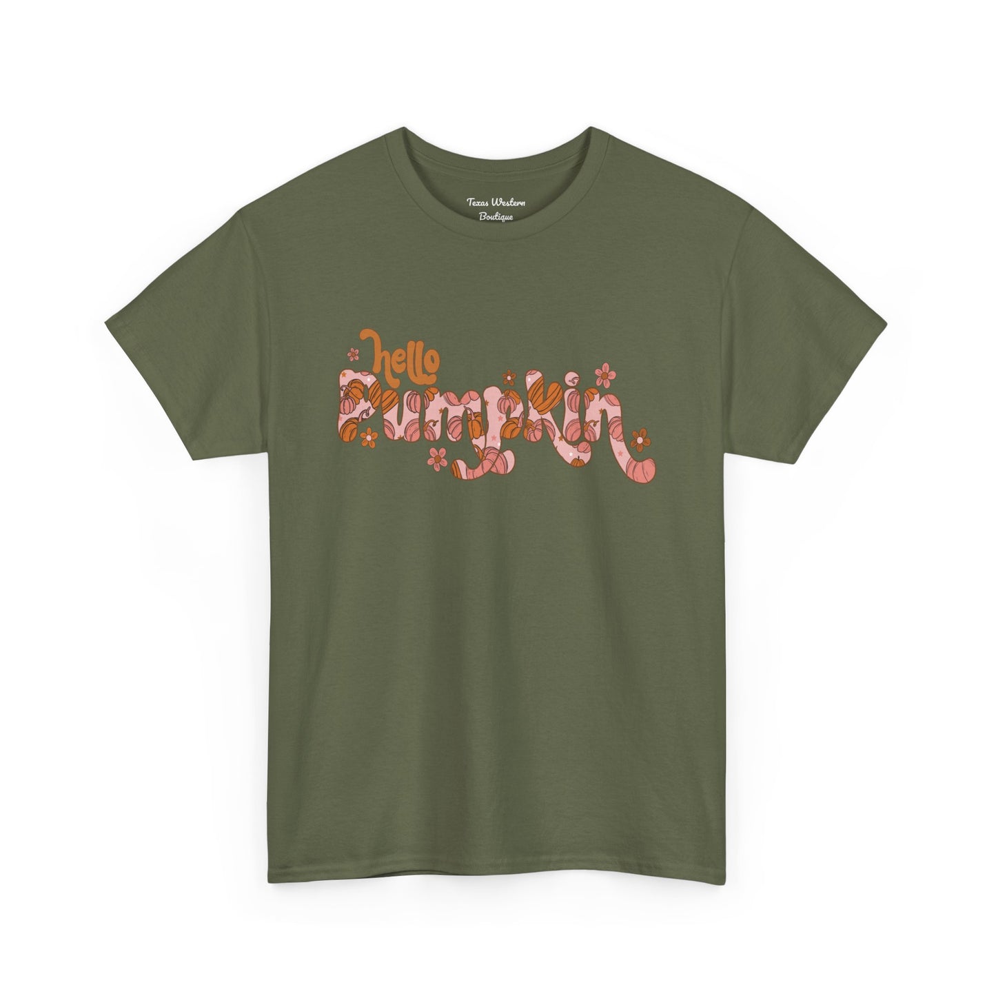 Hello Pumpkin Tee - Gildan