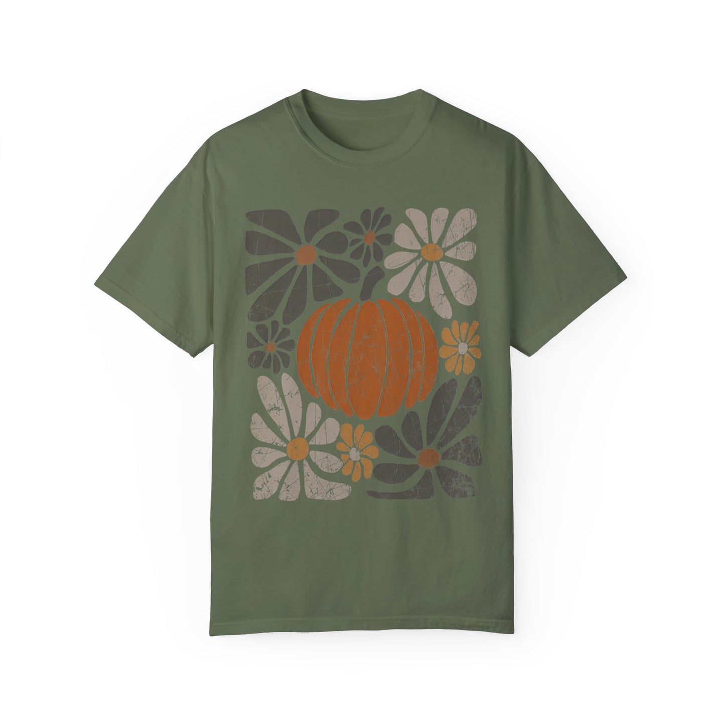 Boho Pumpkin Dark Tee - Comfort Colors
