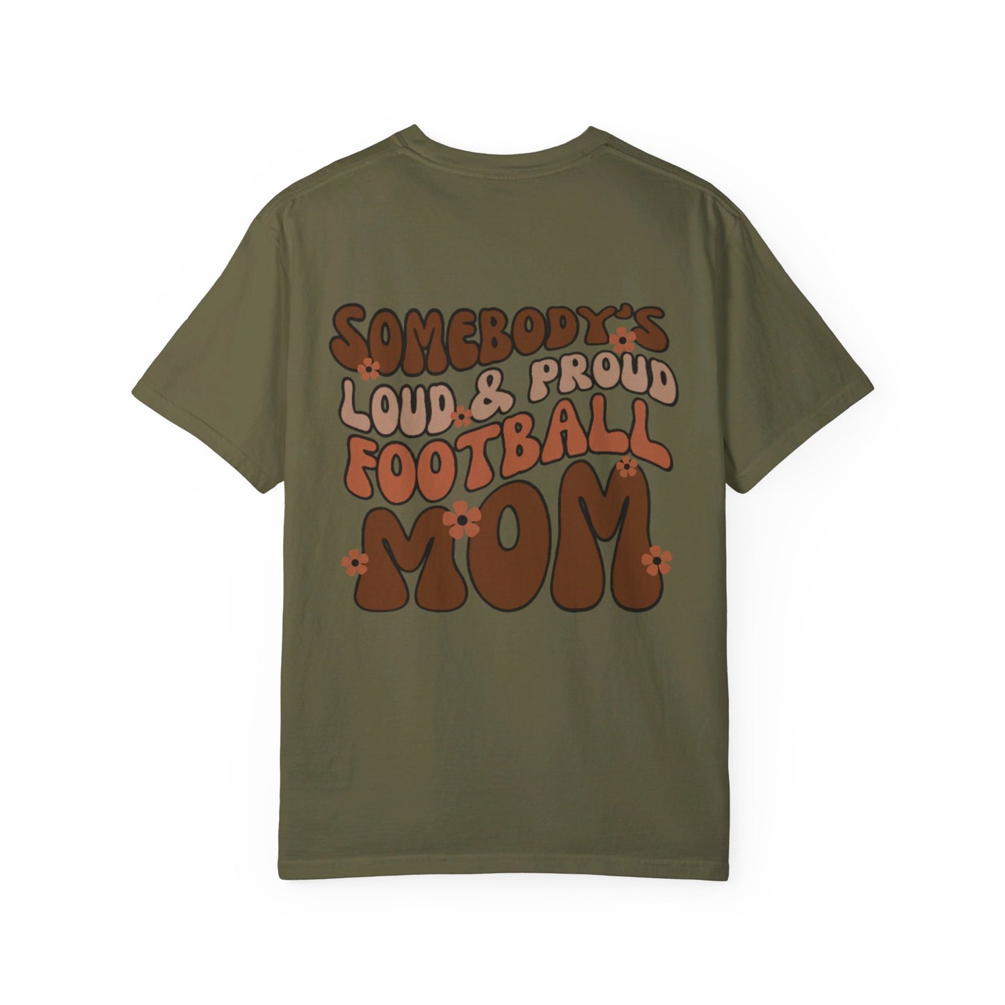 Football Mom Front/Back Tee - Comfort Colors
