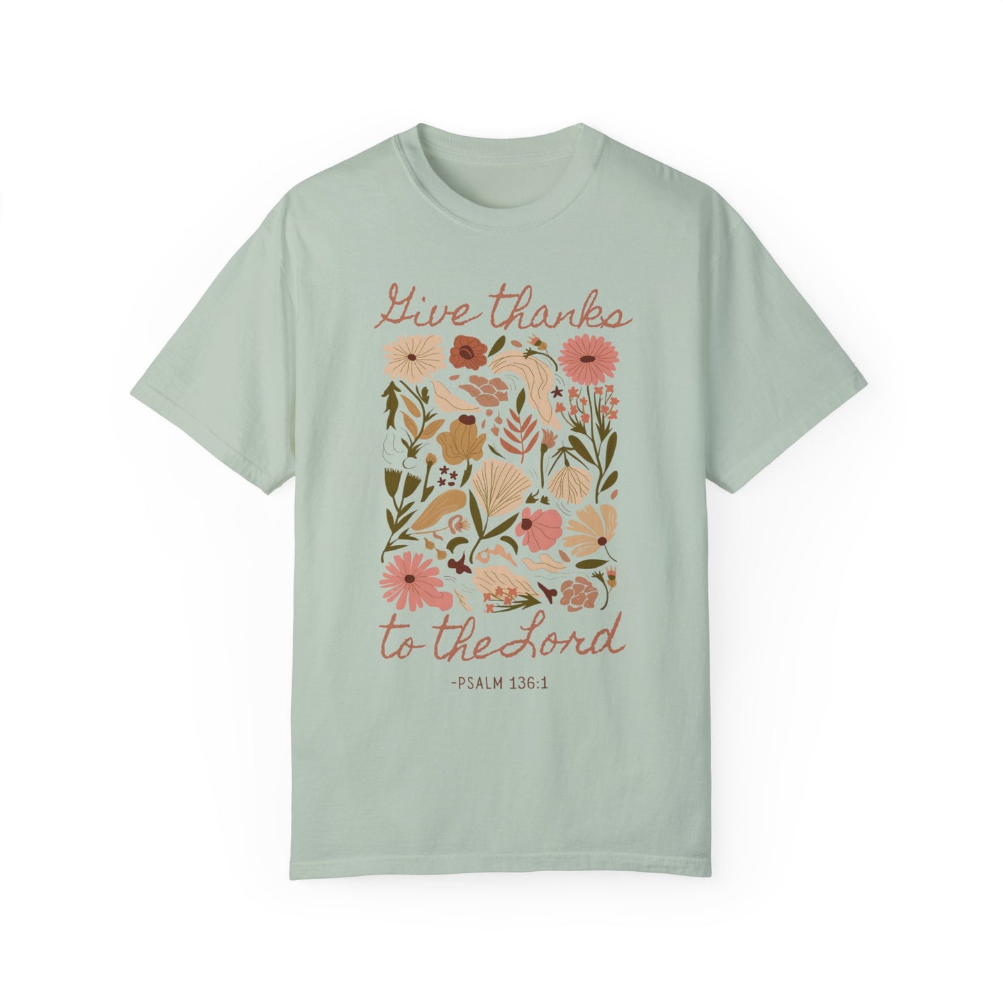 Give Thanks Boho Tee - Comfort Colors