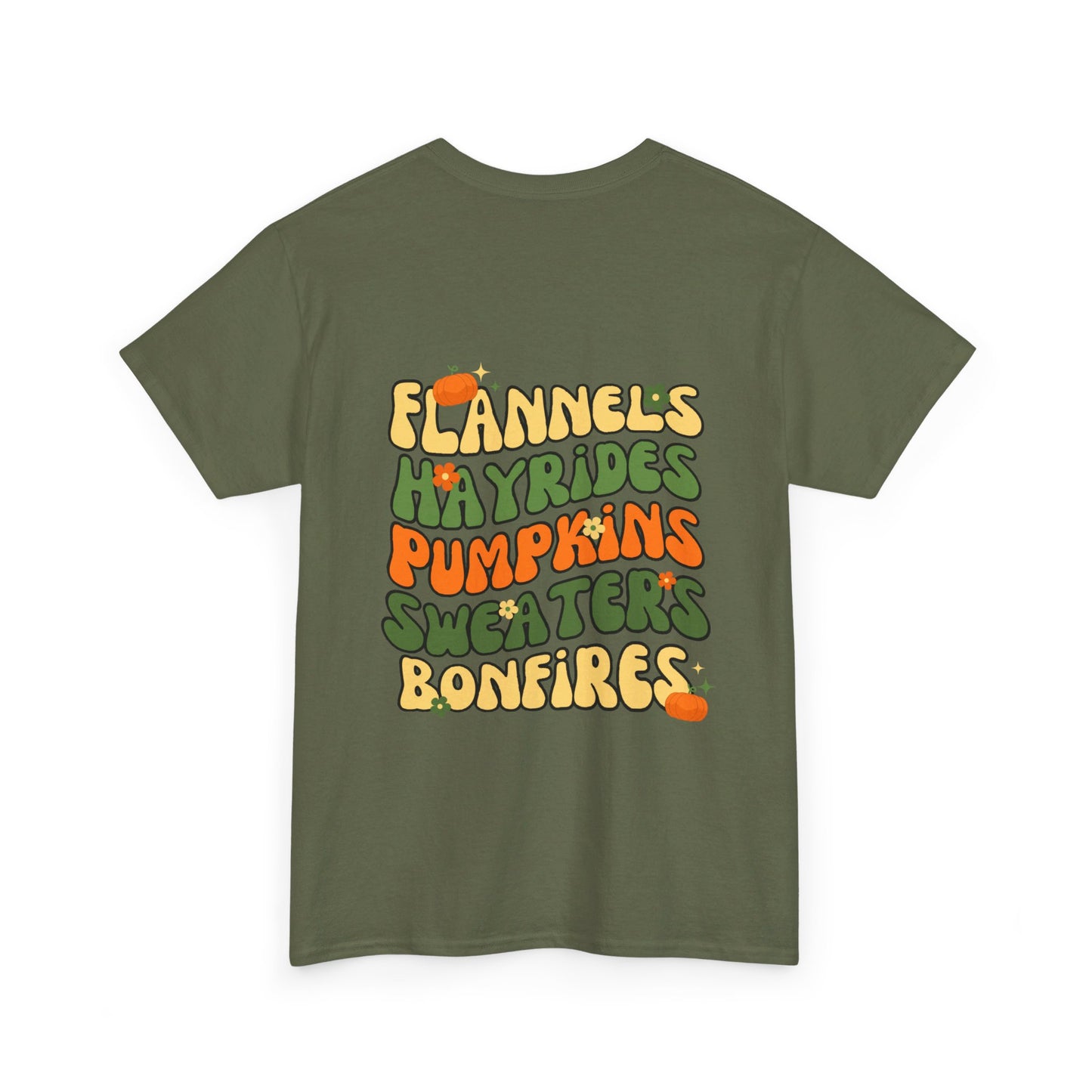 Fall Things Tee Front/Back Design - Gildan