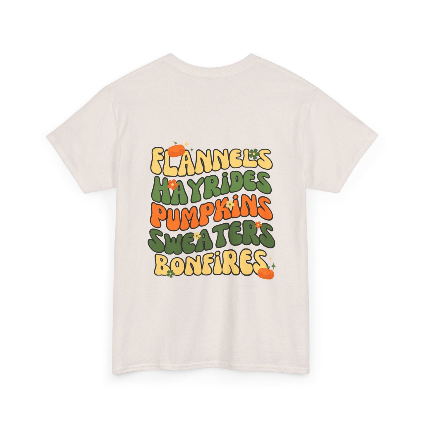 Fall Things Tee Front/Back Design - Gildan