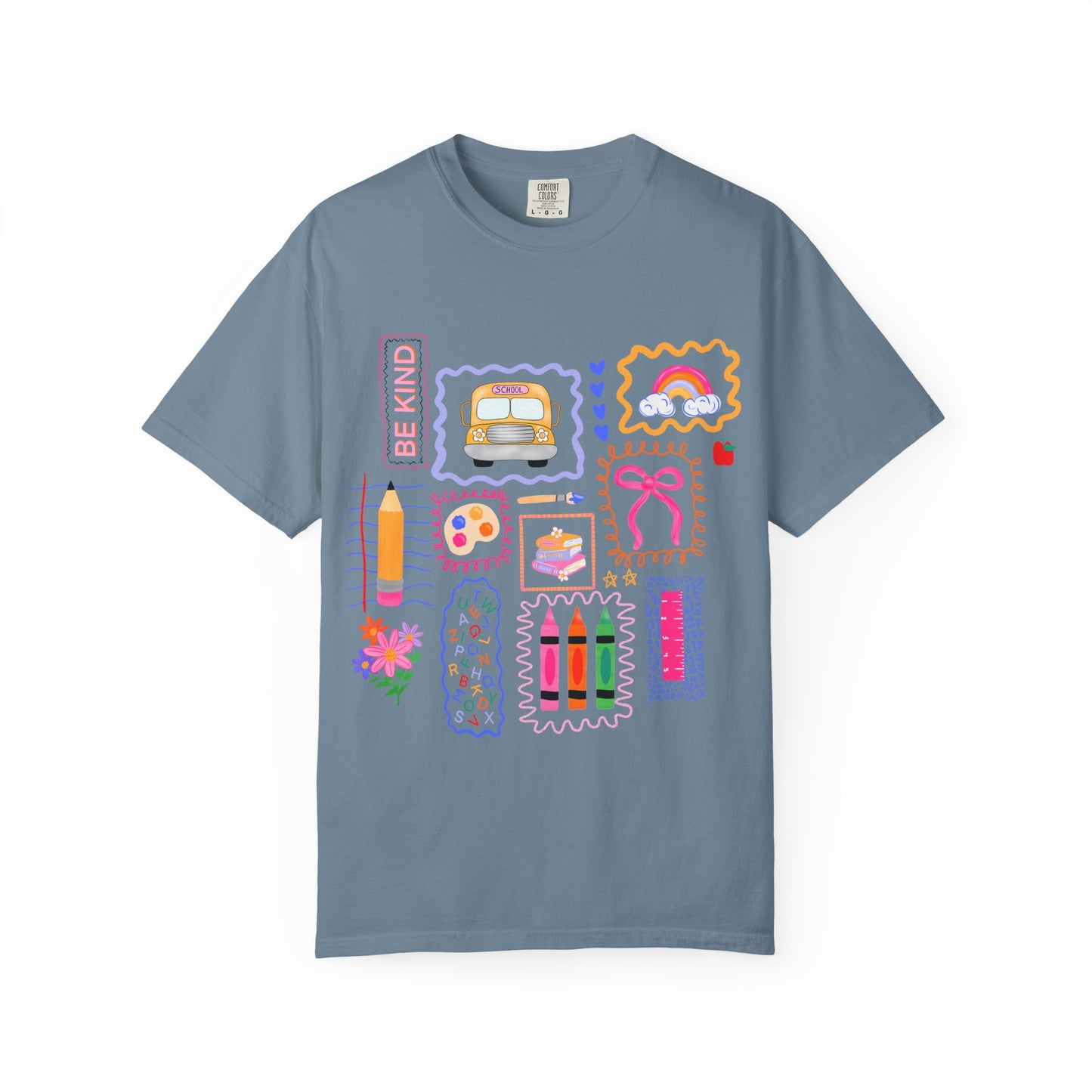 Back to School Collage Tee - Comfort Colors