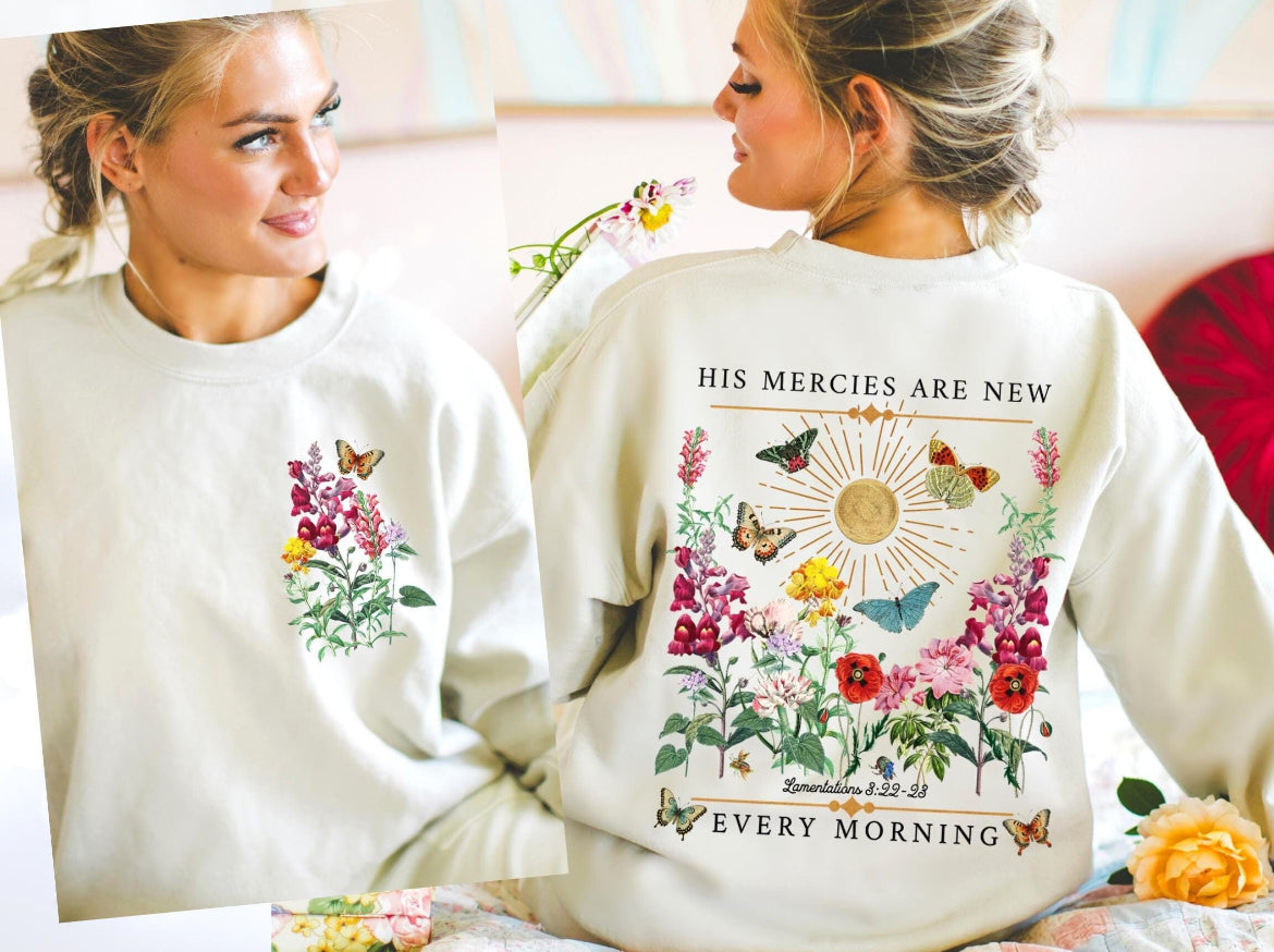 His Mercies are New Tee - Comfort Colors
