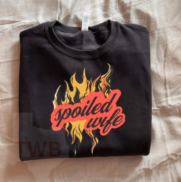 Spoiled Wife Crewneck - Gildan
