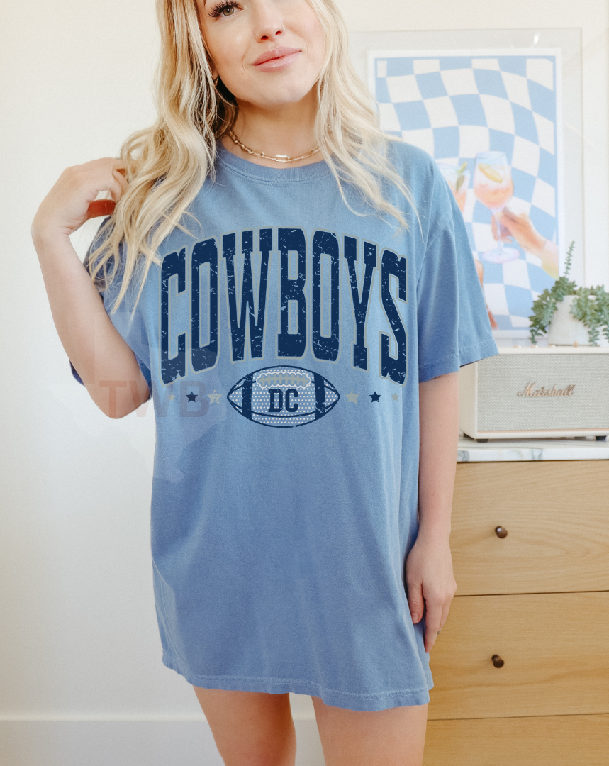 Cowboys Football Tee - Comfort Colors