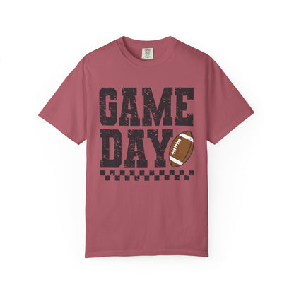 Game Day Checkered Tee - Comfort Colors