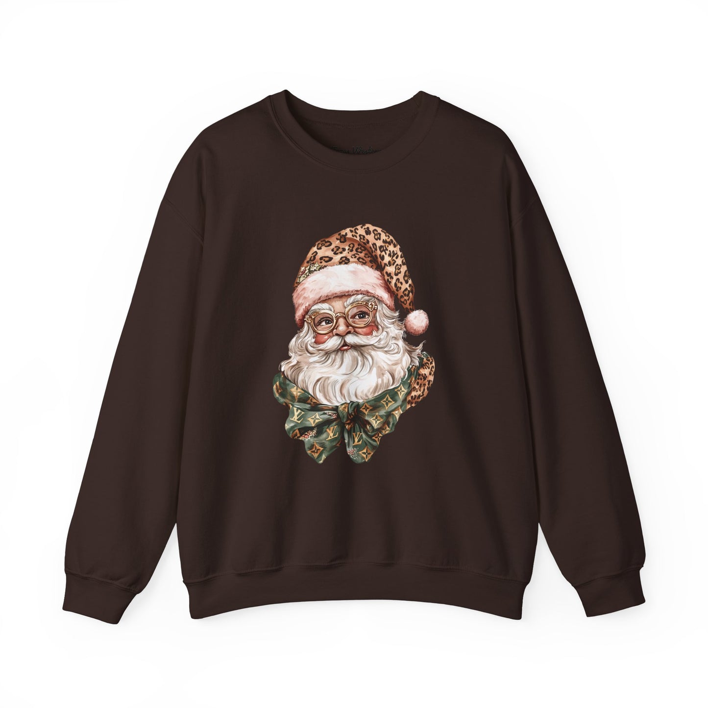 Cheetah Santa Crewneck - Gildan
