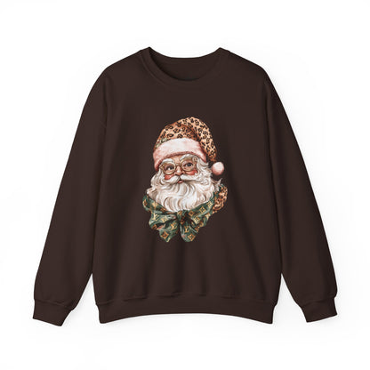 Cheetah Santa Crewneck - Gildan