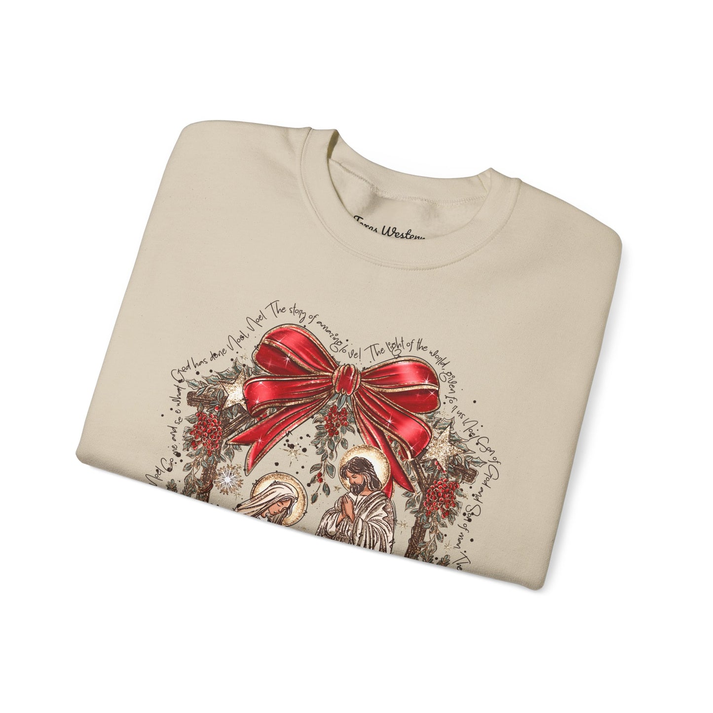 Noel Lyrics Crewneck - Gildan