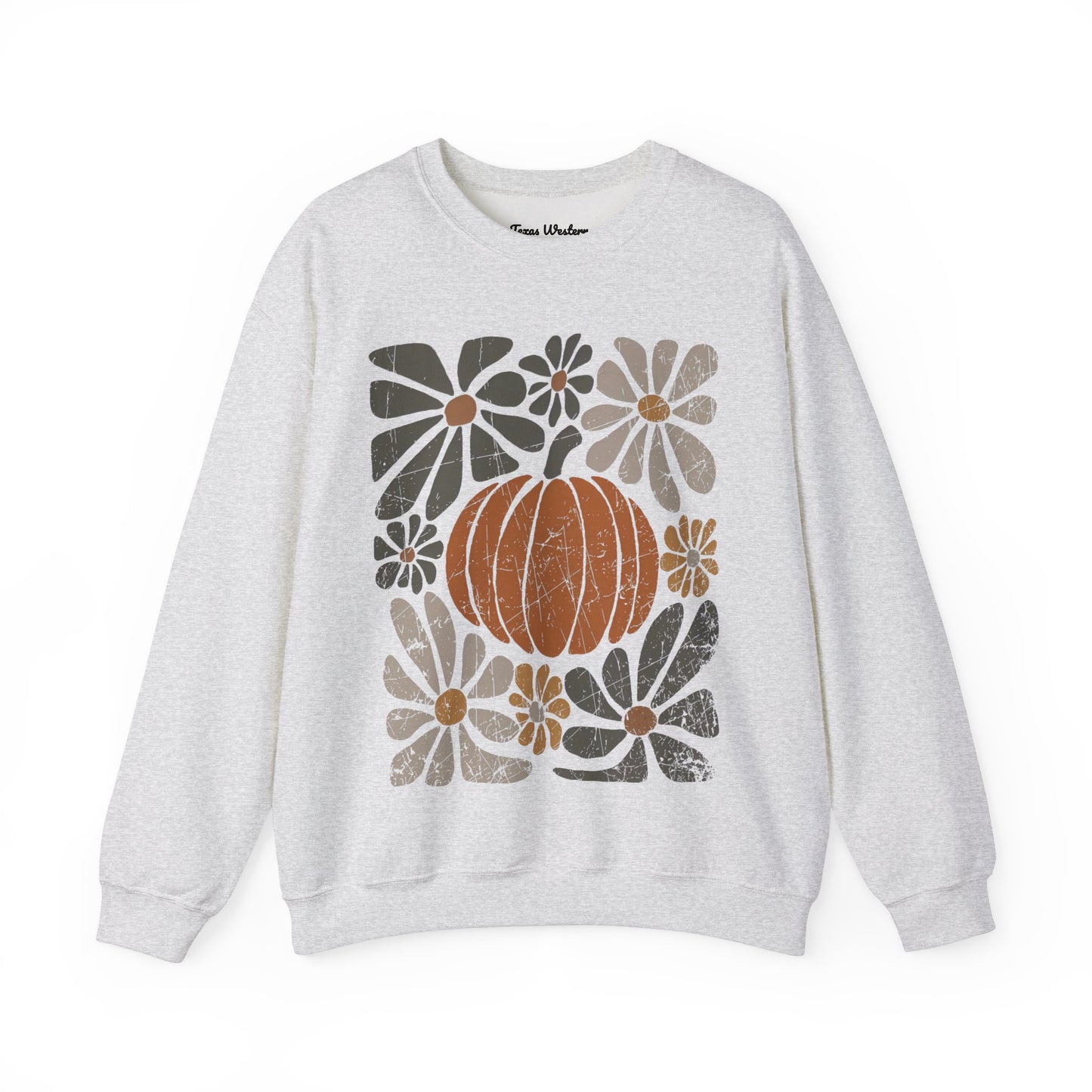 Boho Pumpkin Dark Crewneck - Gildan