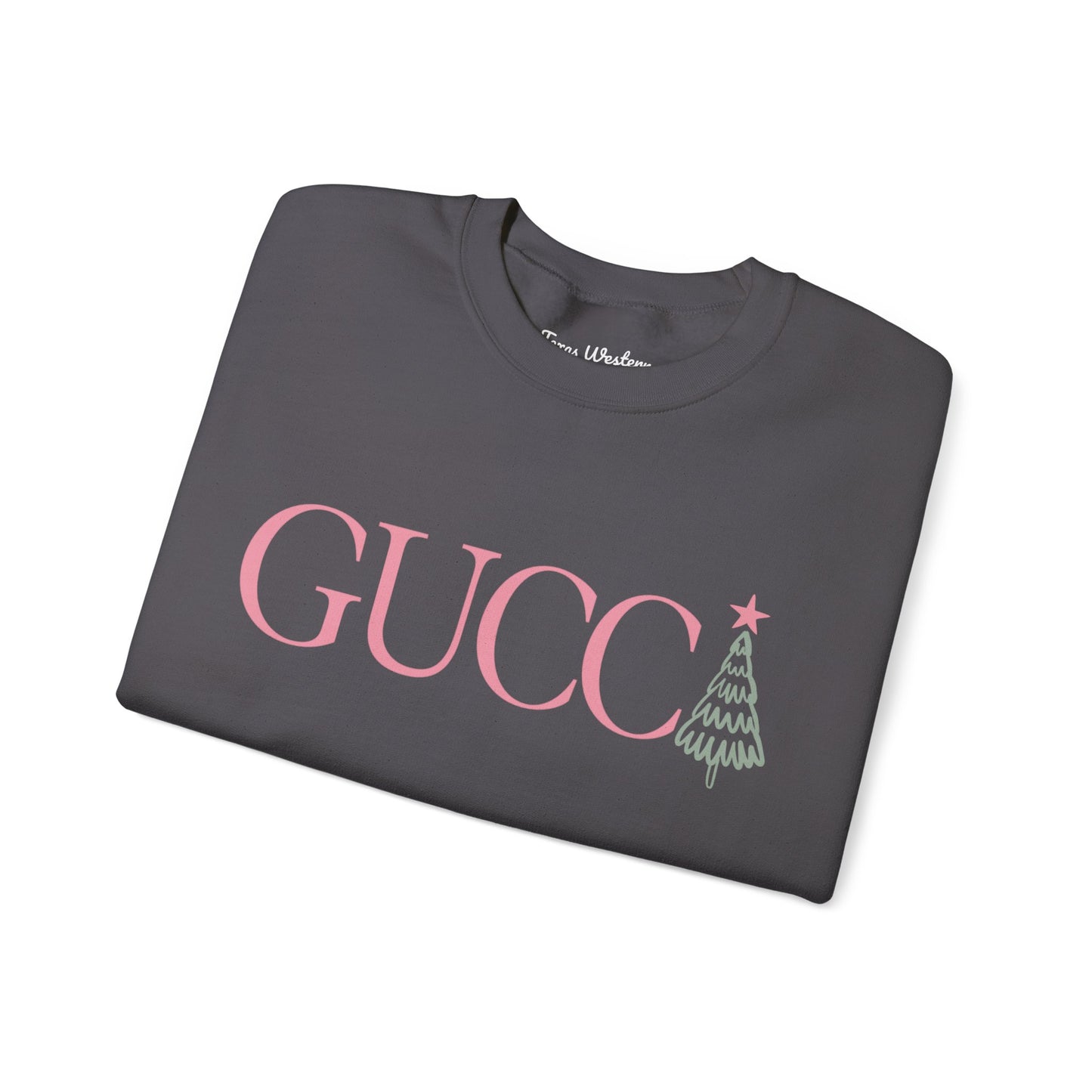 Gucc Tree Crewneck - Gildan