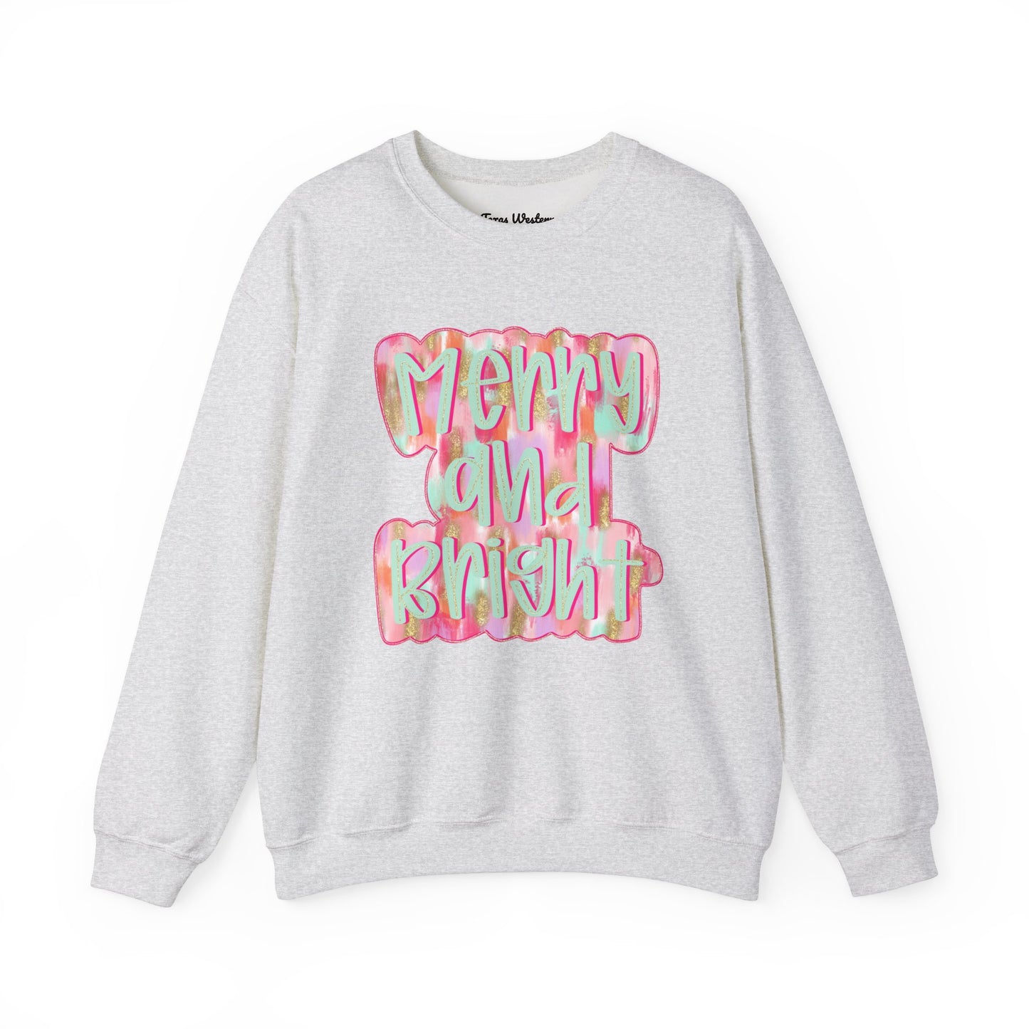 Merry & Bright Crewneck - Gildan