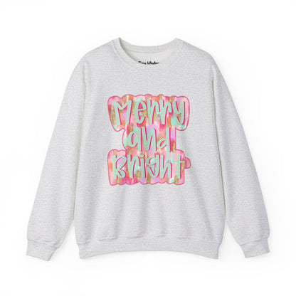 Merry & Bright Crewneck - Gildan