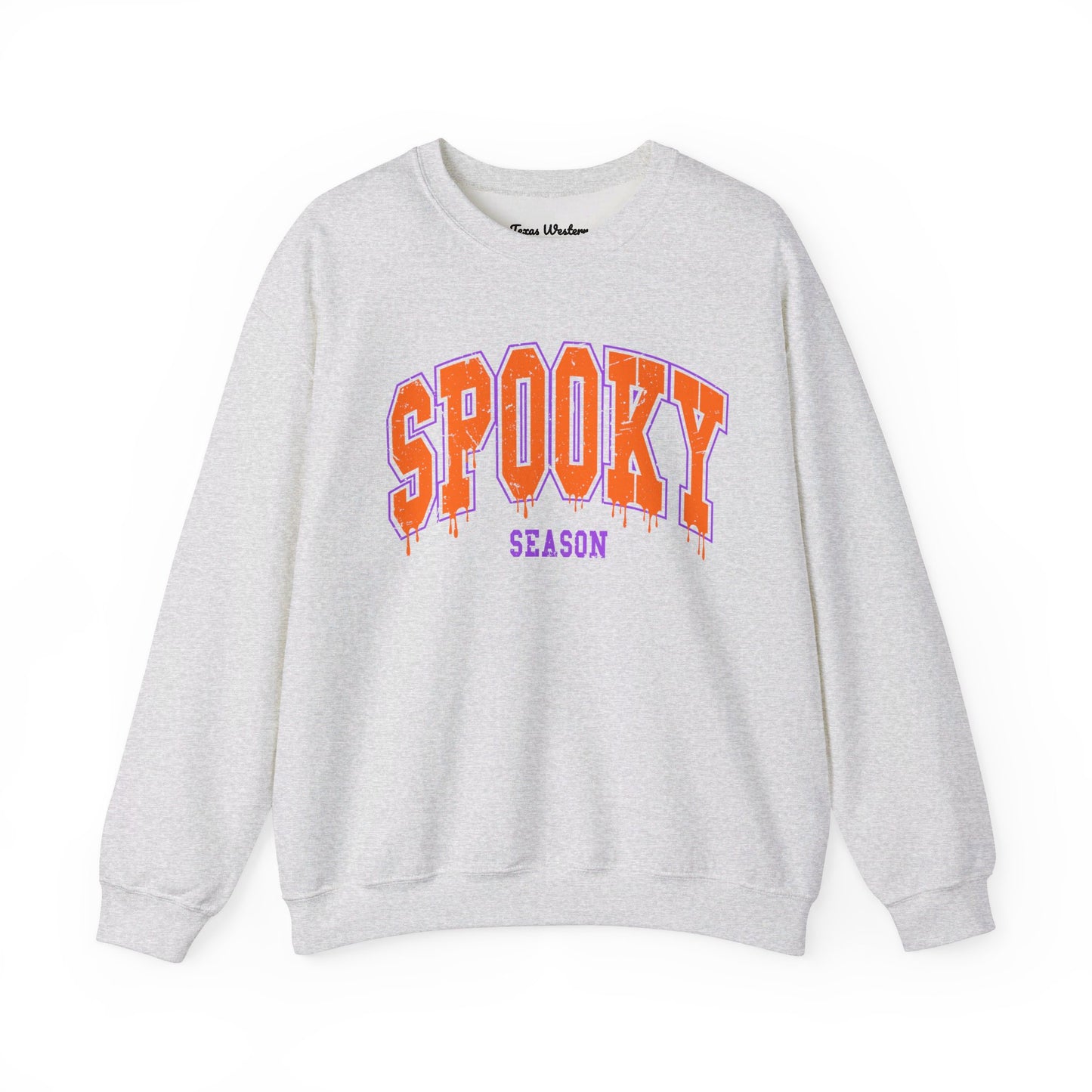Orange Spooky Season Crewneck - Gildan