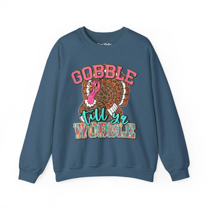 Gobble Till you Wobble Crewneck - Gildan